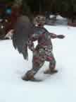 Bird Babe in Winter