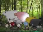 Colorful 2D Sheep
