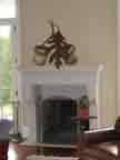 Pine Cones on Mantel