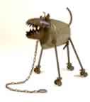 Propane Dog on Rollar Skates